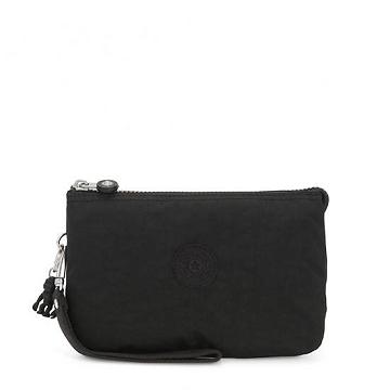 Kipling Creativity Extra Large Fashion Wristlet Bags Black Noir | AU 2059LI